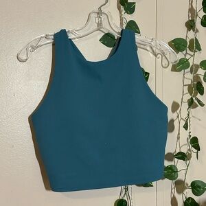 Athleta Conscious Crop Tank Top in Teal